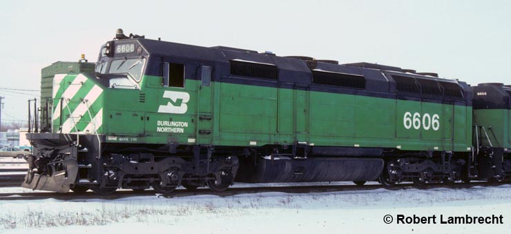 BN 6606 at Havre, Montana, March 1985